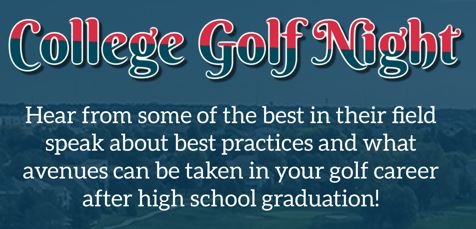 Join us for the 2021 College Golf Night!